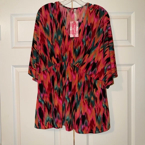 Dear Scarlett Patterned Blouse - Picture 1 of 4